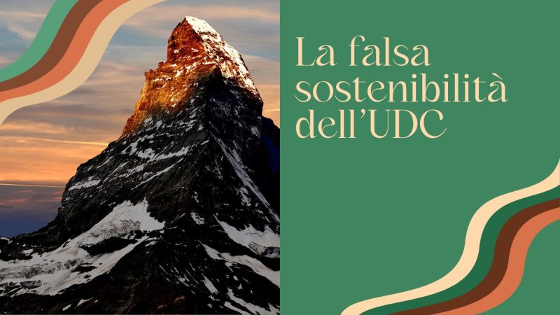 LA FALSA SOSTENIBILITÀ DELL’UDC